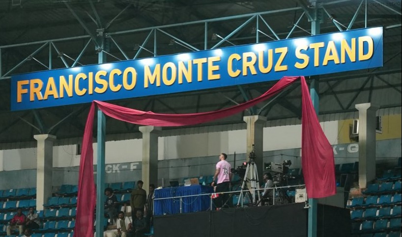 ﻿Monte Cruz immortalised at Fatorda Stadium