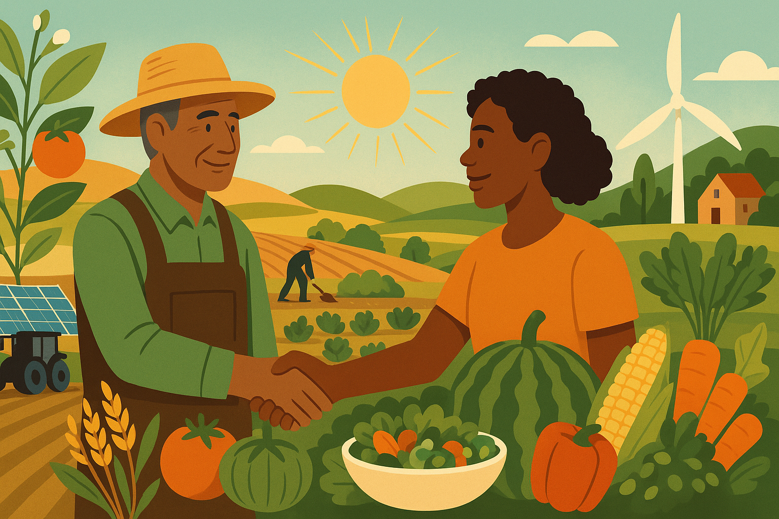 Hand in hand for better foods and a better future