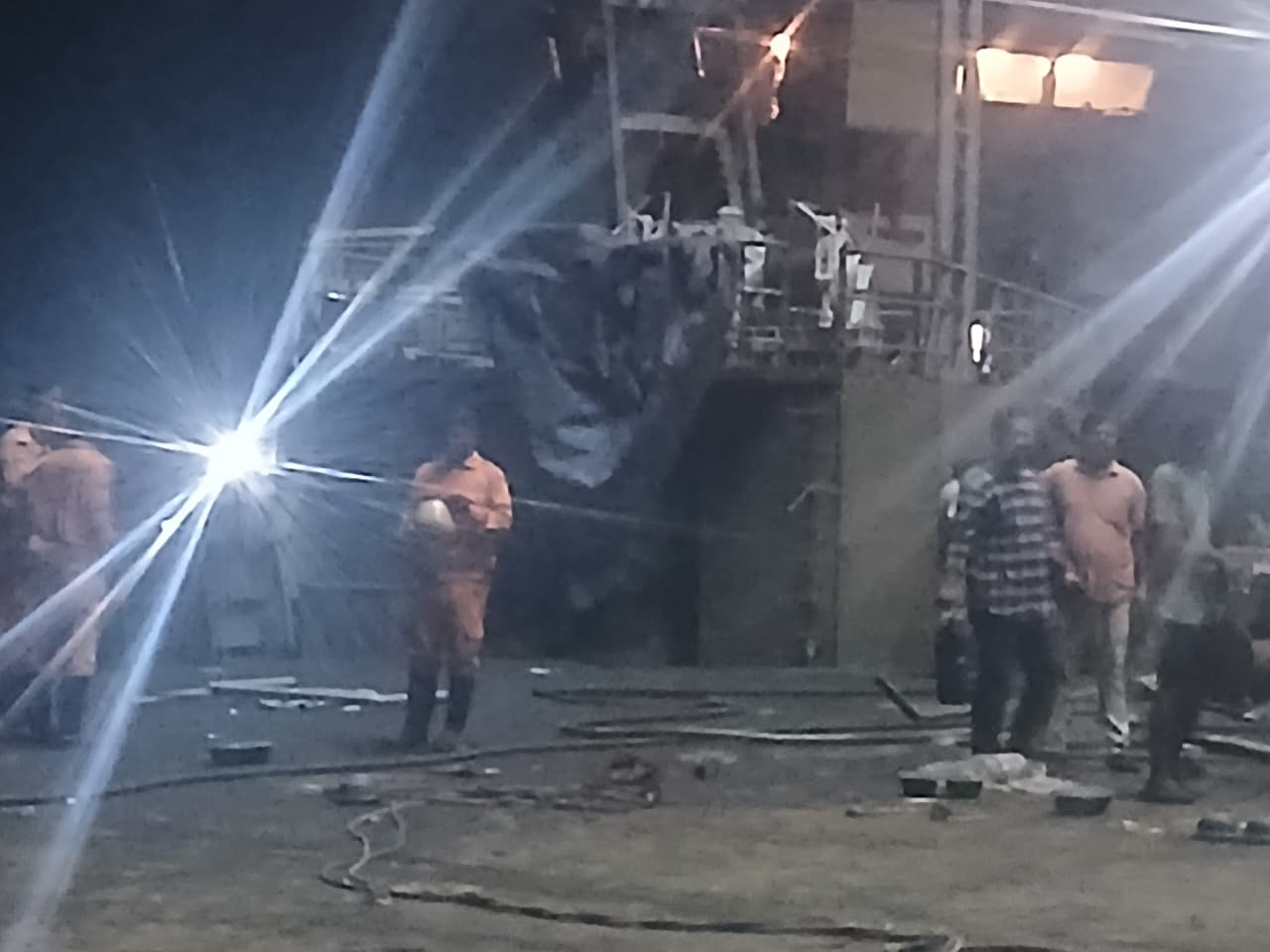 Two killed, five injured in shipyard blaze at Loutolim