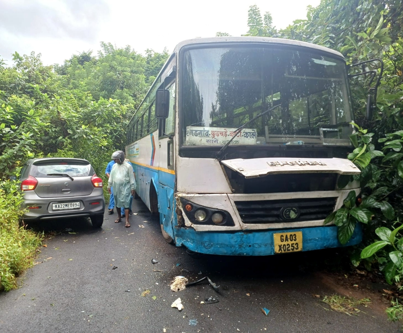 Overgrown bushes blamed for road mishap in Kalay