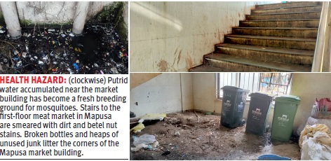 Health dept issues final notice to Chief Officer over filthy Mapusa market