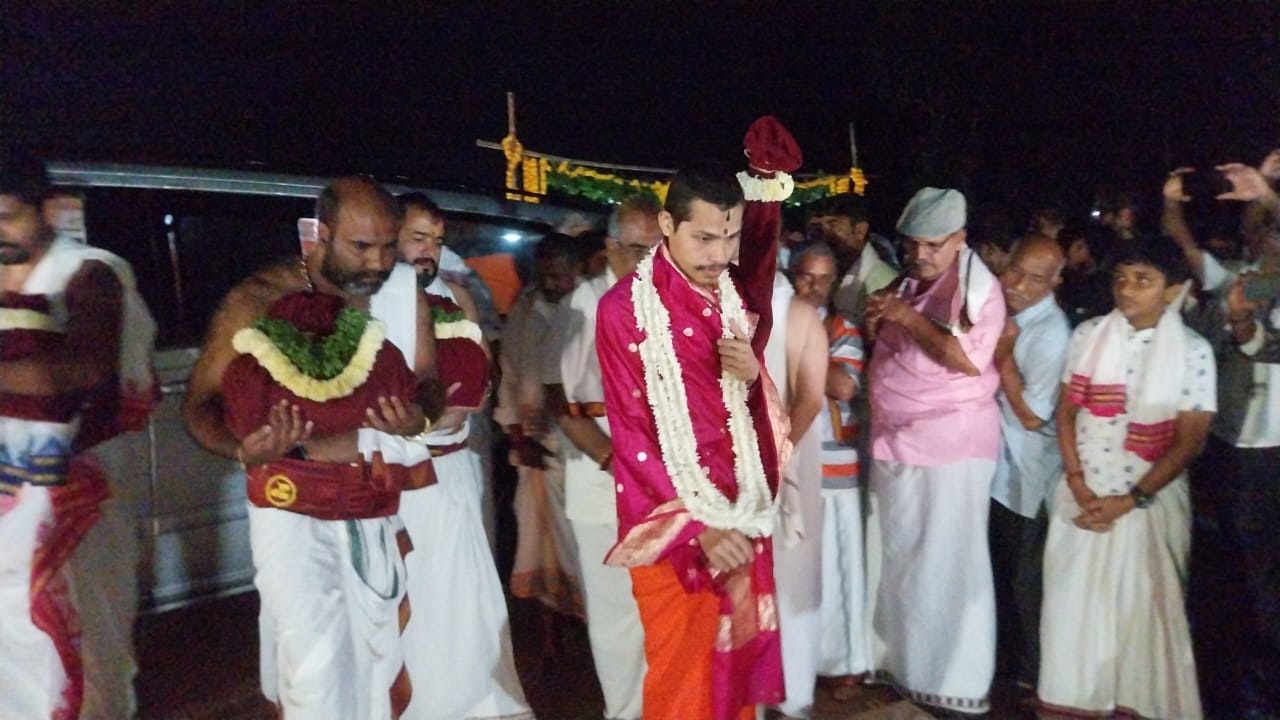 Swamiji returns to Partagali Math after Chaturmas Vrat in Varanasi