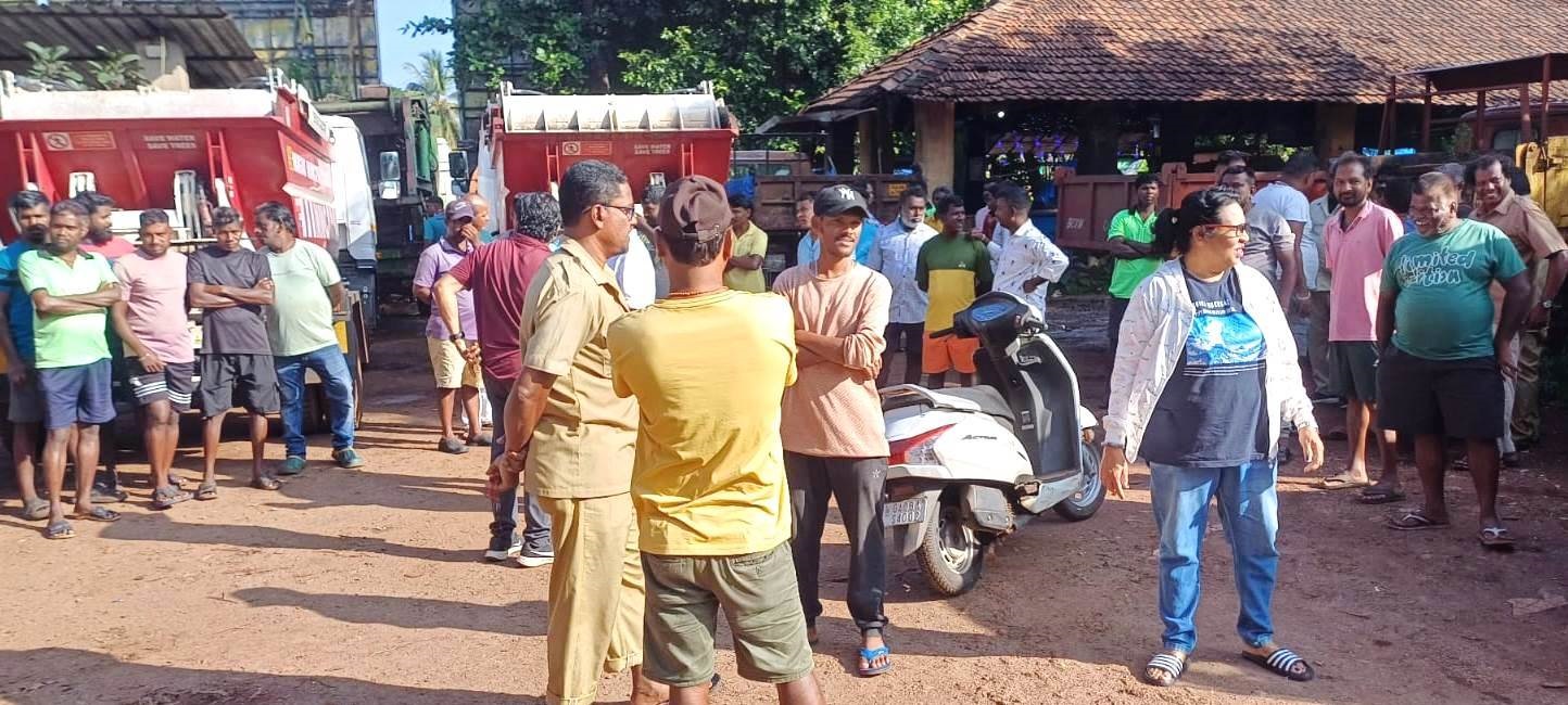 Margao faces garbage crisis as daily wage workers go on strike