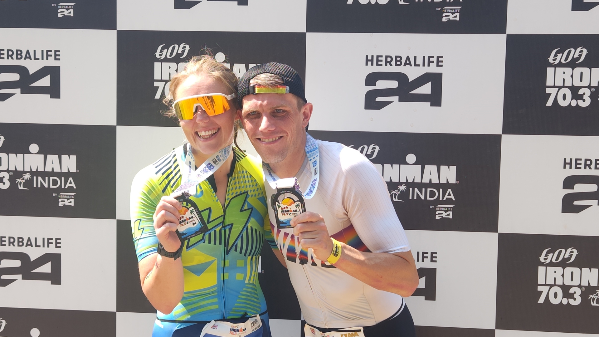 Belousov, Garrett win IRONMAN 70.3 Goa titles