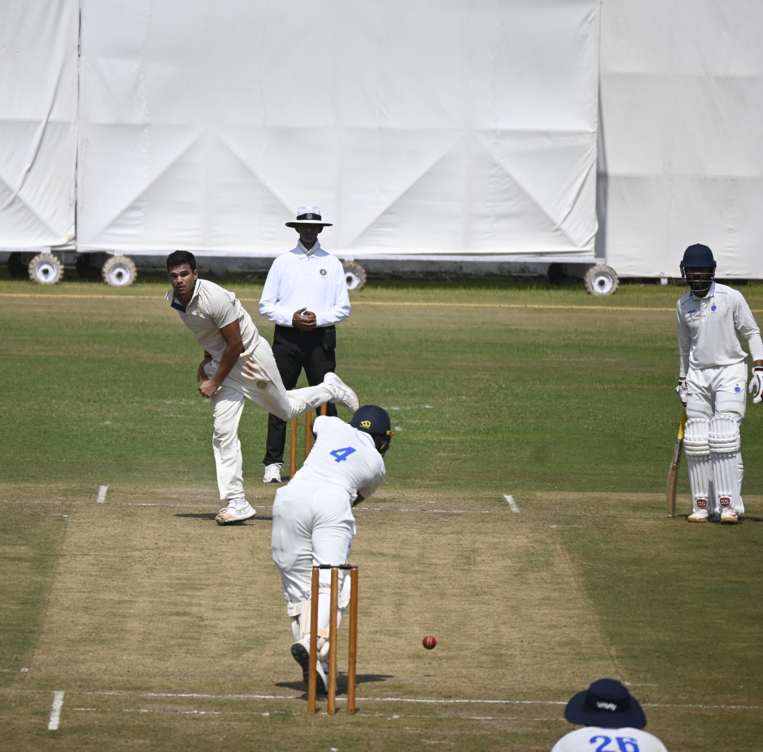 Ranji Trophy: Goa seize control as bowlers reduce MP to 181/7