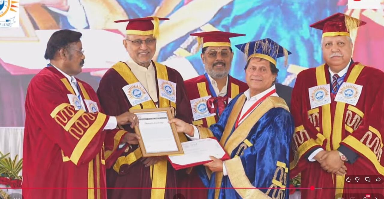 Achyuta Samanta awarded 69th honorary doctorate  by SRM University