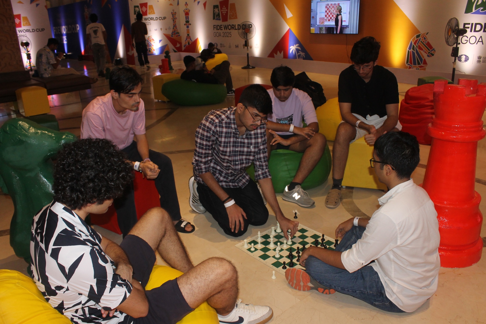 ﻿Rajasthan college chess team soaks in World Cup atmosphere at Arpora