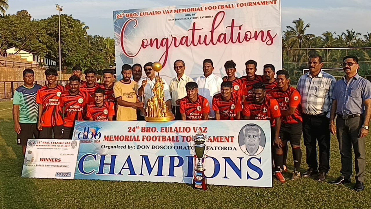 24th Bro Eulalio Vaz Memorial Football: Ponda Footballers crowned champions