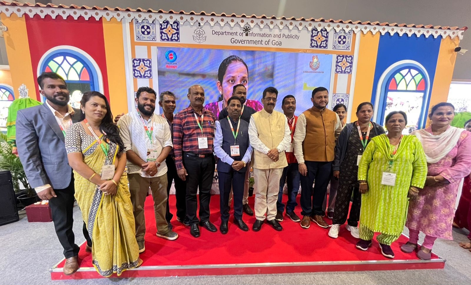 North Goa MP visits Goa pavilion at IITF in Delhi