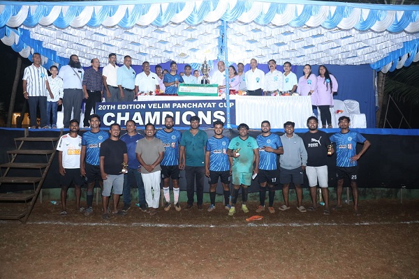 St Sebastiao YC clinch 20th Velim Panchayat Cup
