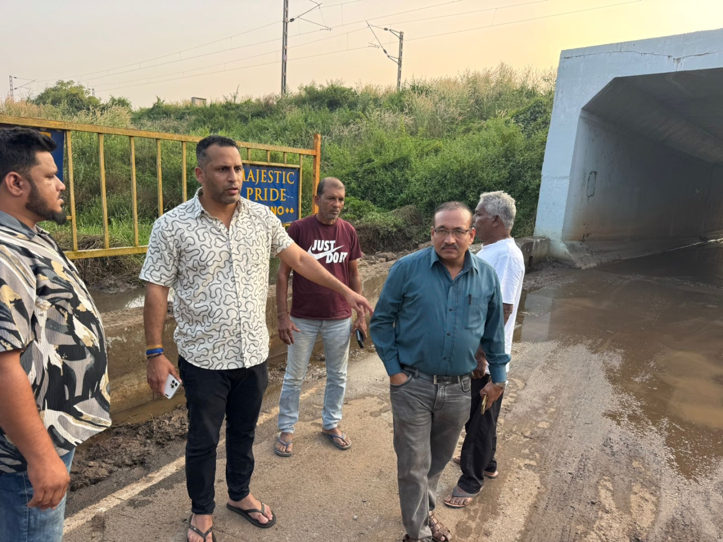 Underpass water logging   problem returns to   haunt Seraulim locals