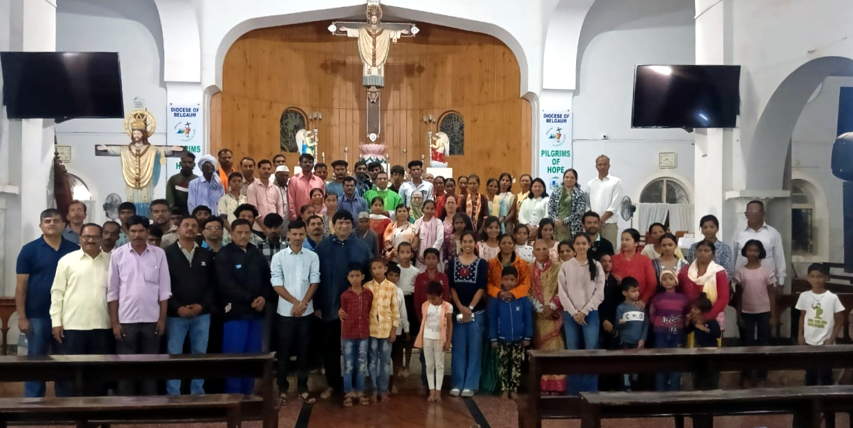 ﻿Walking pilgrims from Upper Ghats begin journey to Old Goa