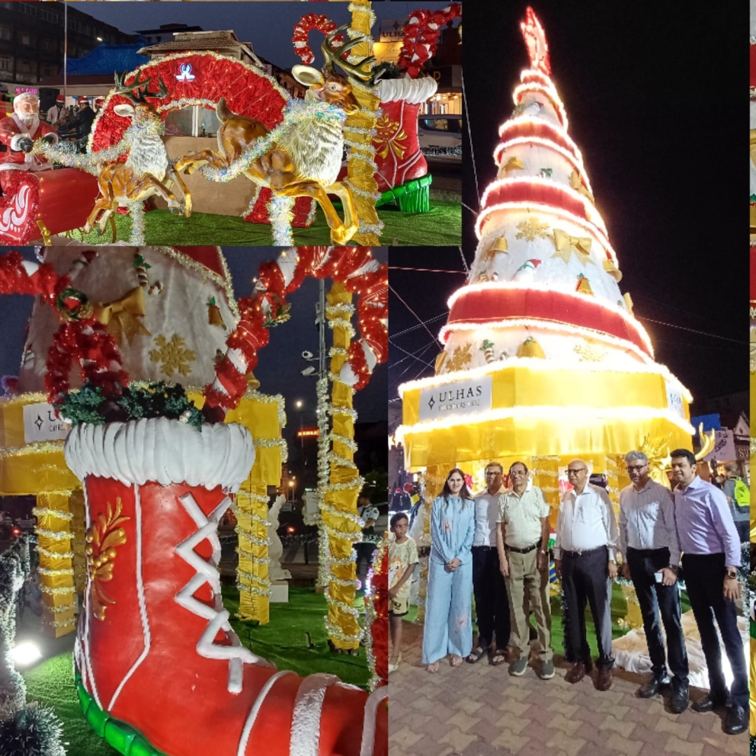 Margao lights up with festive Christmas tree