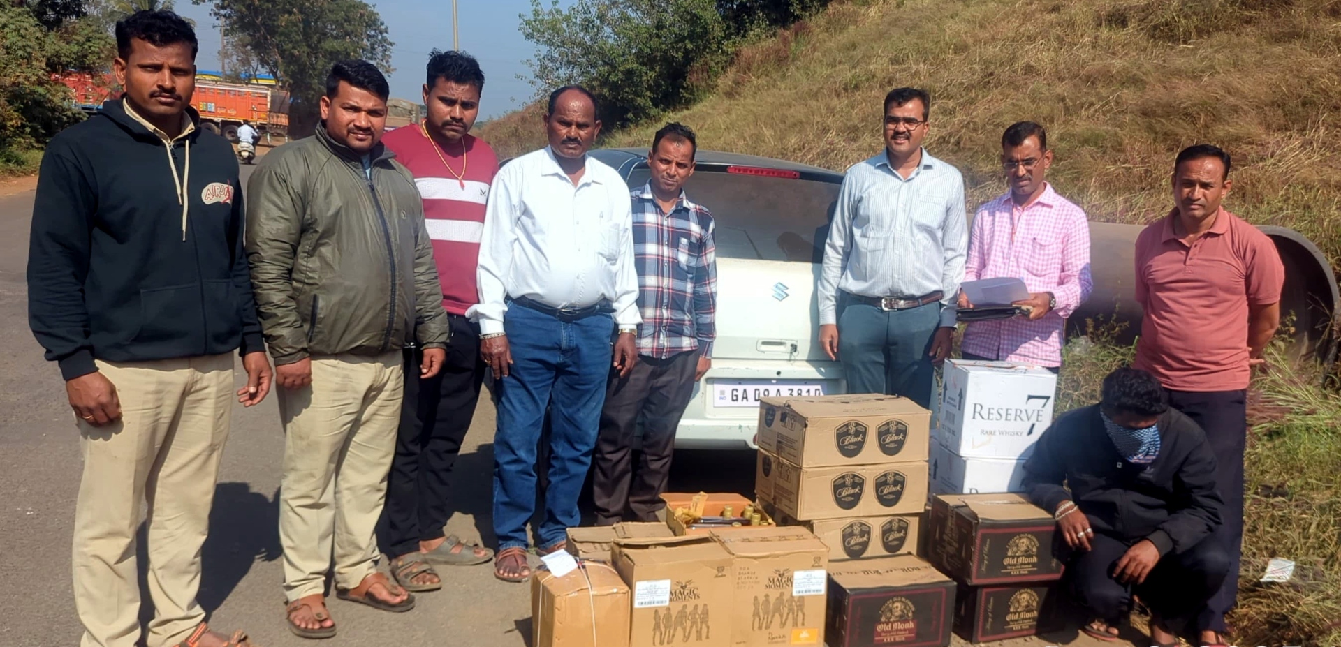 Goa-made liquor seized in Belagavi