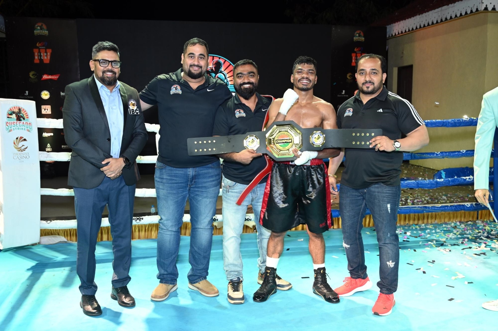 Susegado Strike Fight Night 4.0: Panda claims IBC featherweight title