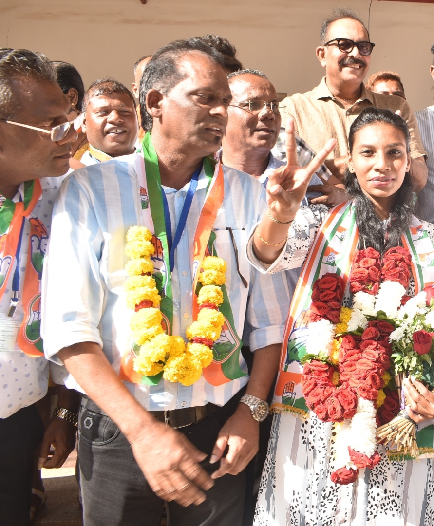Young Cong candidate storms Navelim