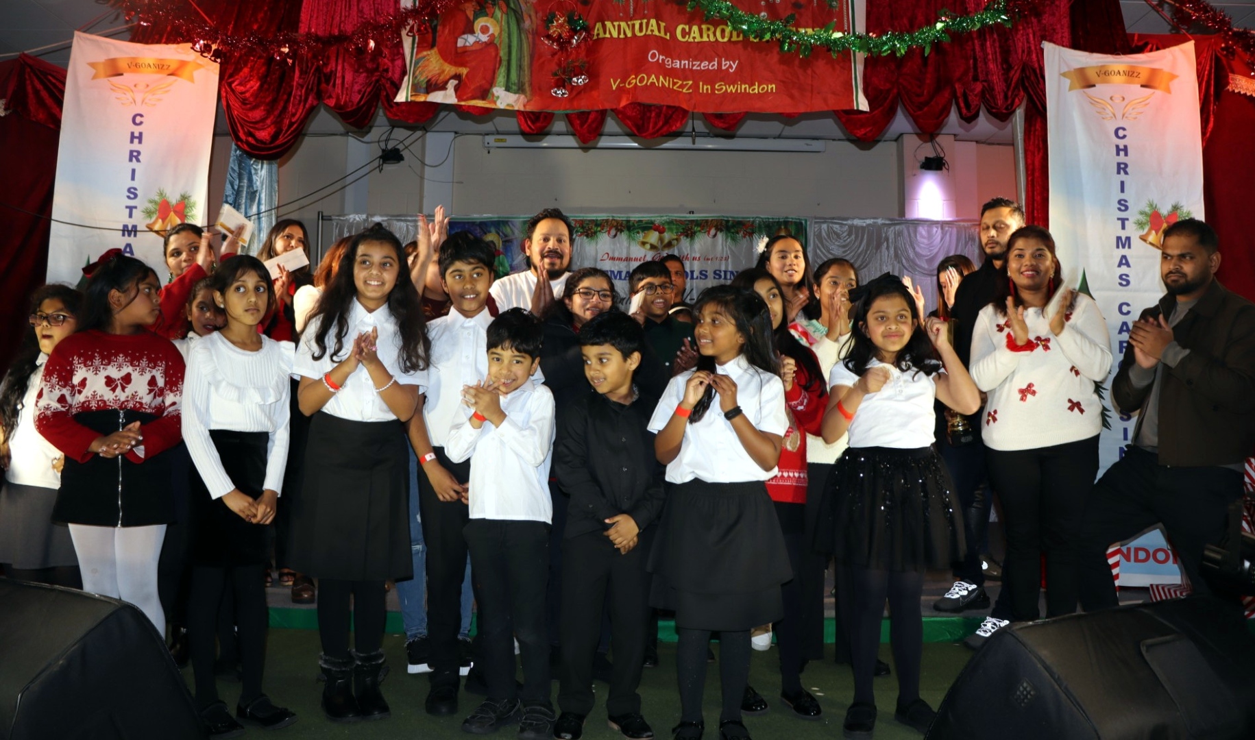 V‑GOANIZZ holds 6th carol singing contest in Swindon