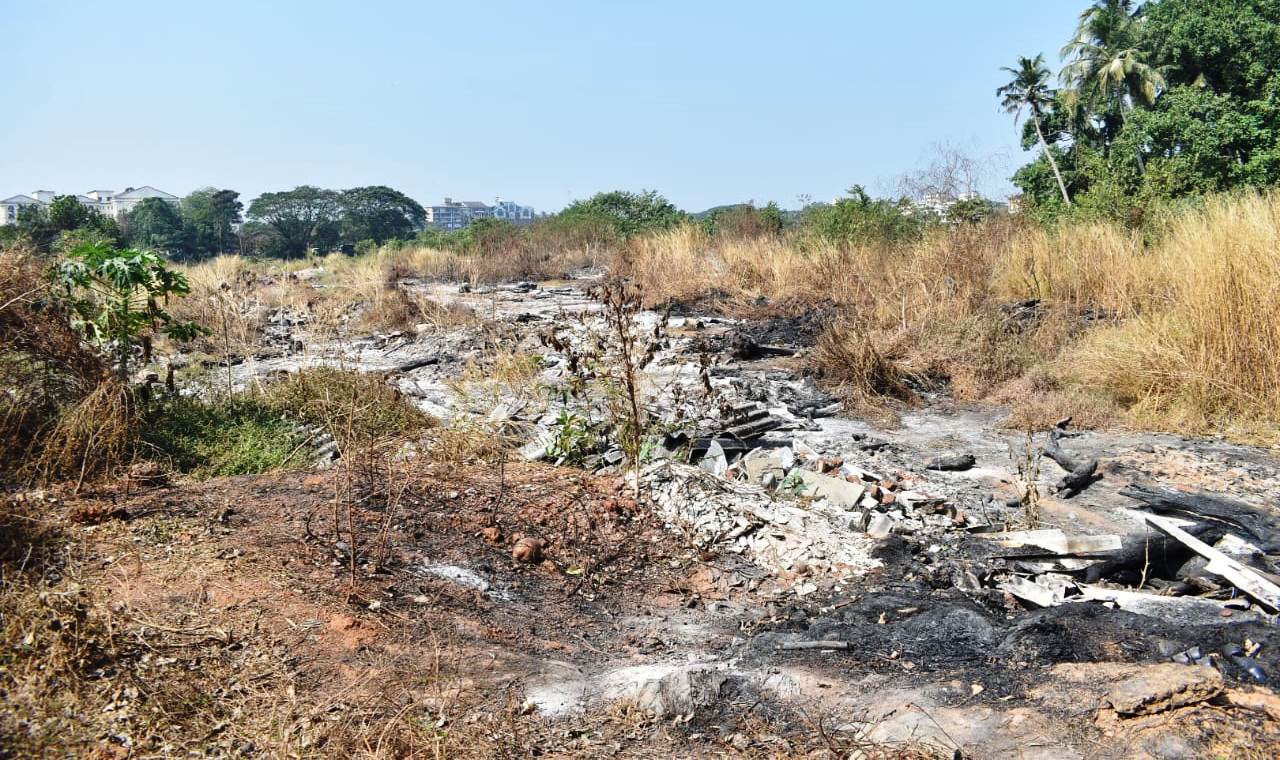 Hockey ground plan buried under garbage