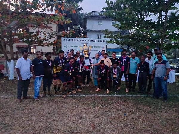 Ambaulim Boys lift 4th All Goa 8-a-side inter village tribal trophy