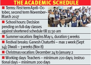 Goa Board to maintain April calendar for senior grades
