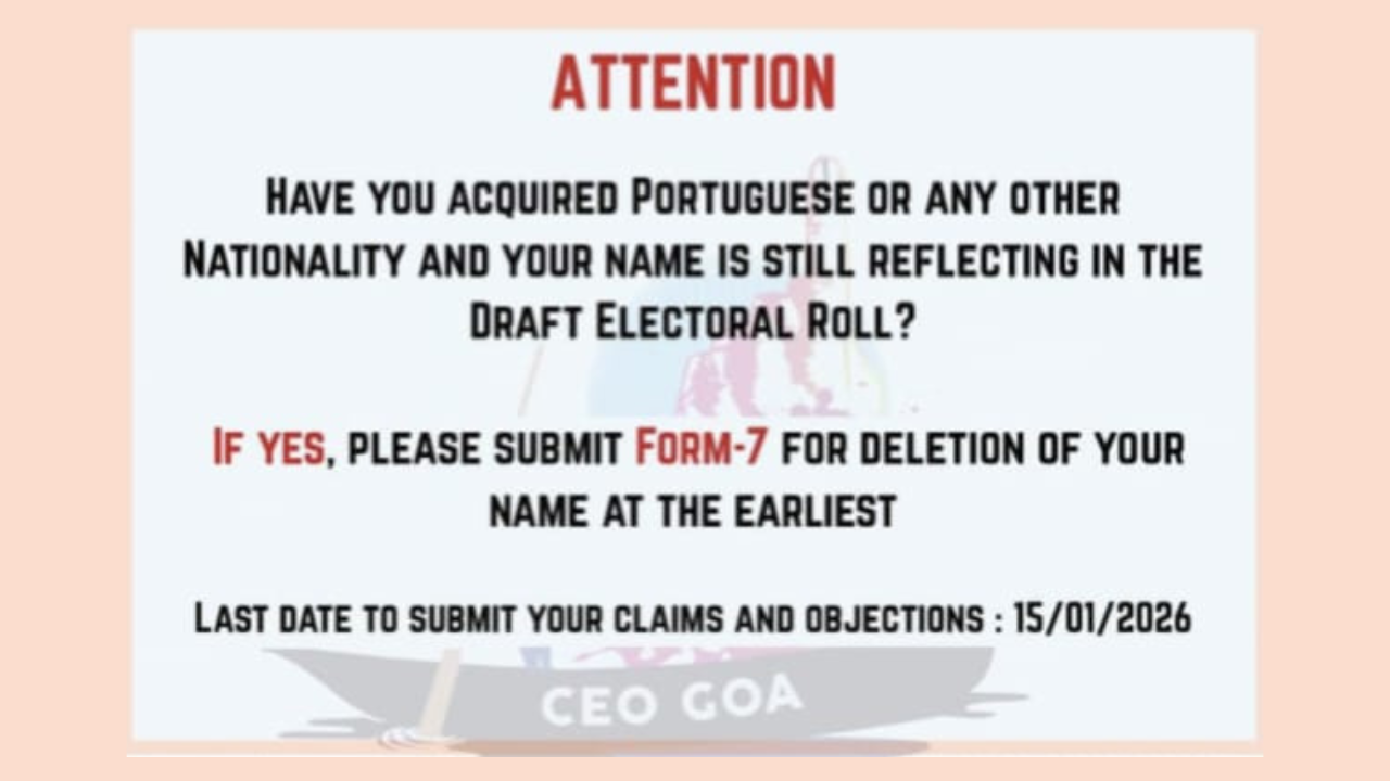 Goa CEO issues alert for Portuguese passport holders, warns of penal action