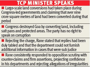 Minister goes on offensive as TCP faces Opposition fire