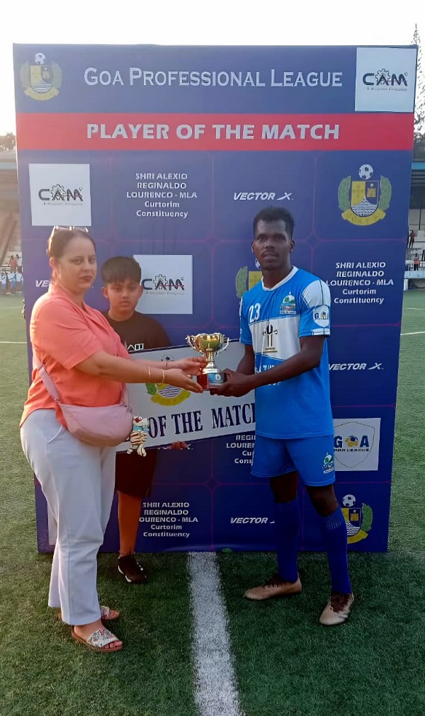 Calangute Assn show control to subdue Chapora YS