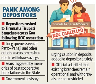 NOC revocation triggers panic at Tirumalla Tirupati branches