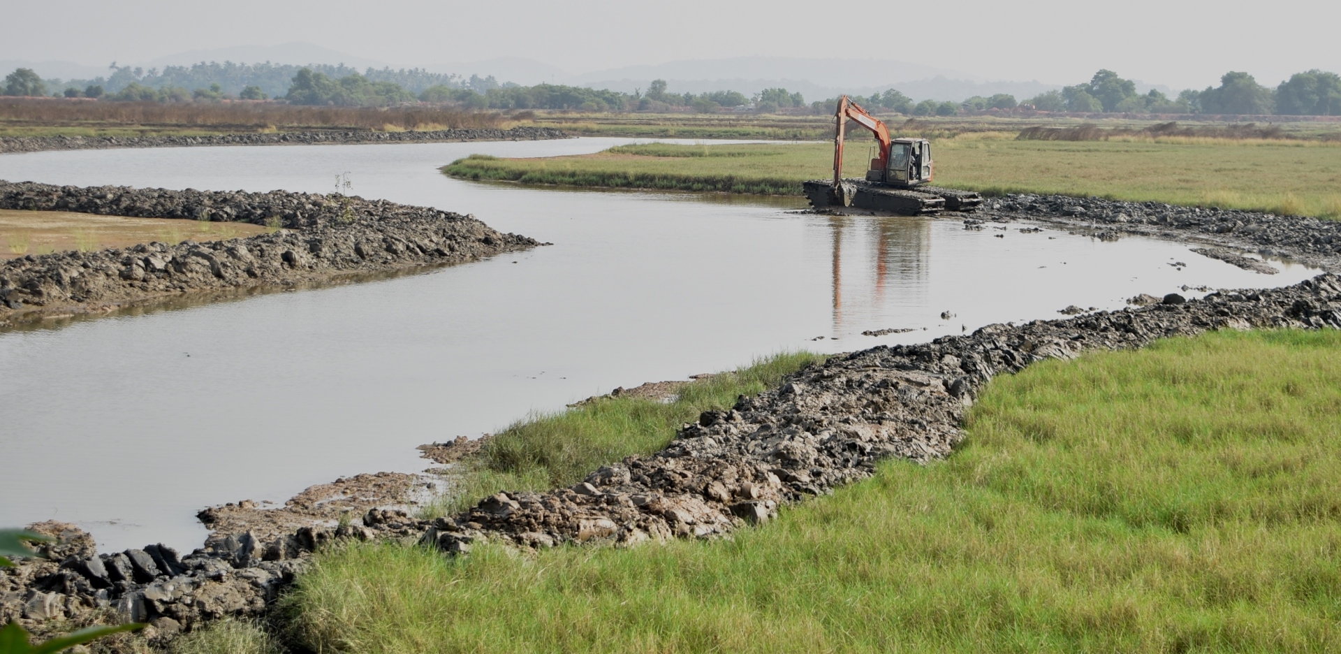 Desilting brings hope for revival of Raia’s paddy fields