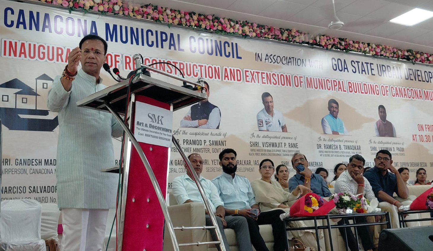 Canacona to get devpt, funds on par with cities, assures minister