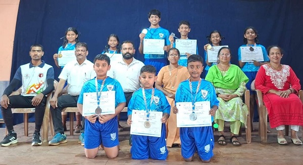 St Clara’s HS Assonora shine at 8th All Goa Wushu Championship