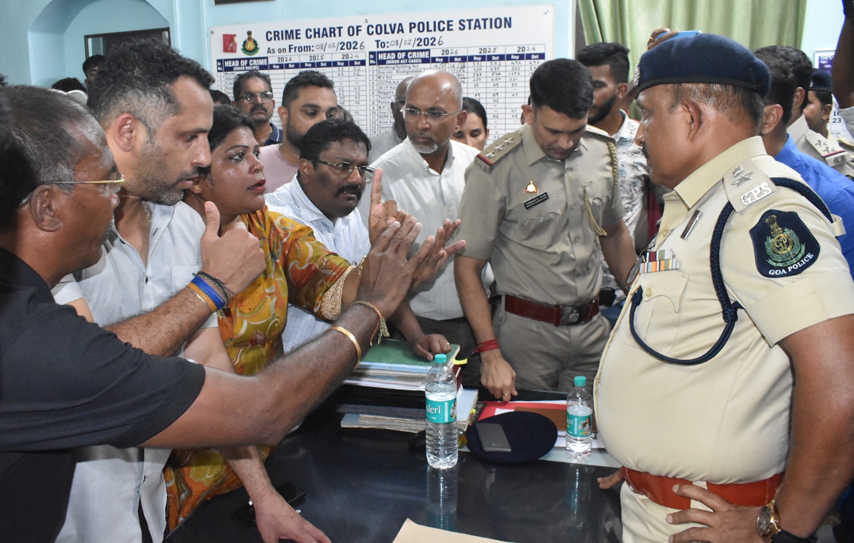 Police presence at church   sparks outrage in Colva