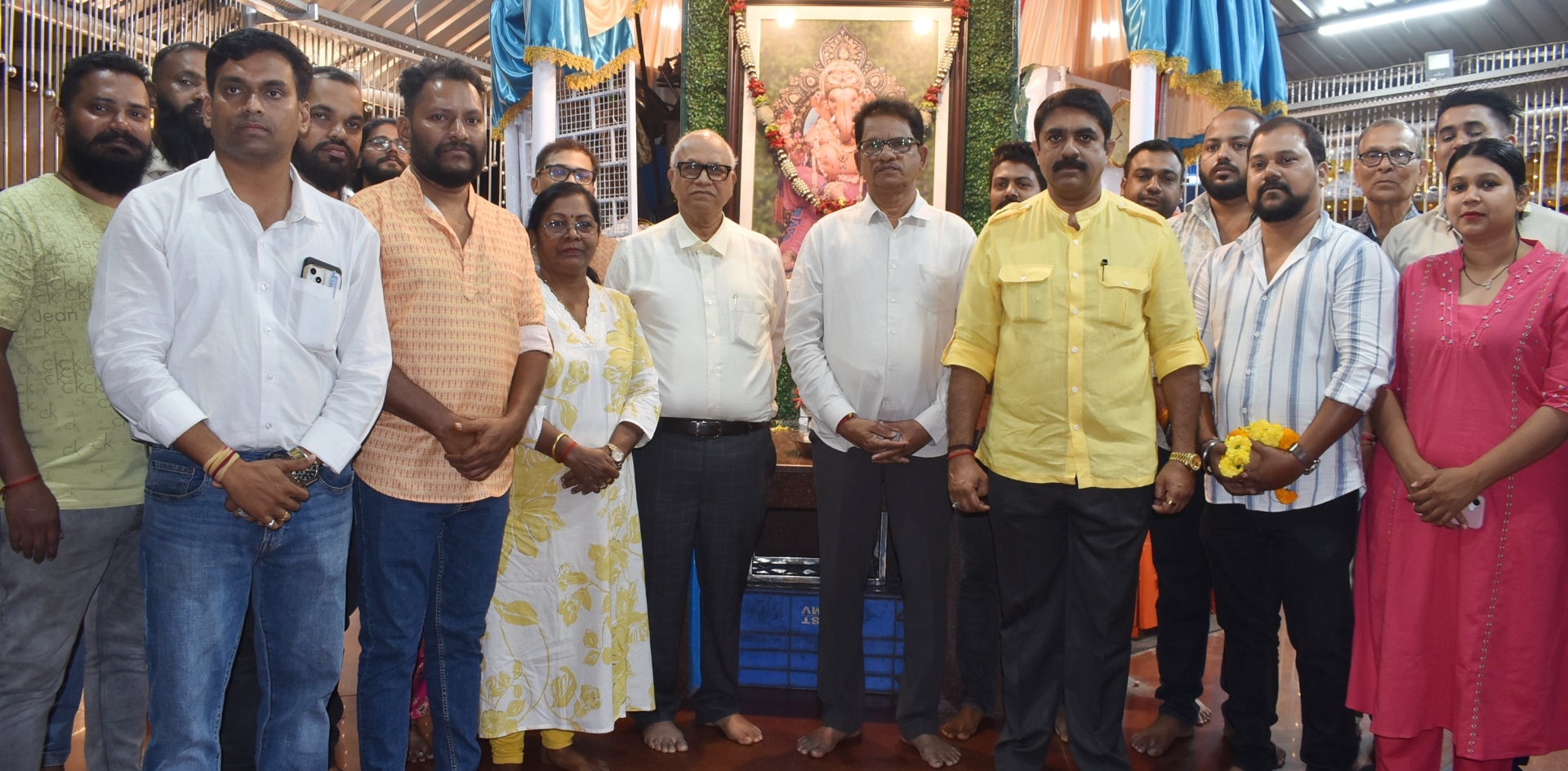 Kamat, Vijai unite to offer prayers ahead of Shiv Jayanti festivities