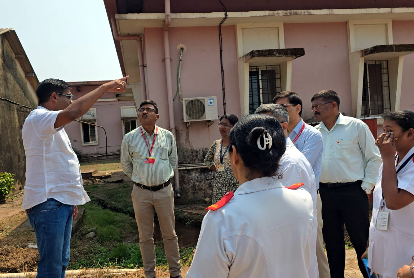 MLA reviews Tuem hospital facilities with staff, patients