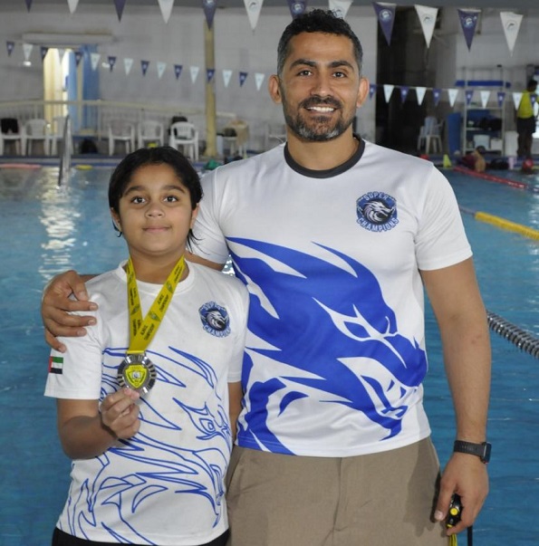 Rachel wins silver at Al Wasl Swimming Championship in Dubai