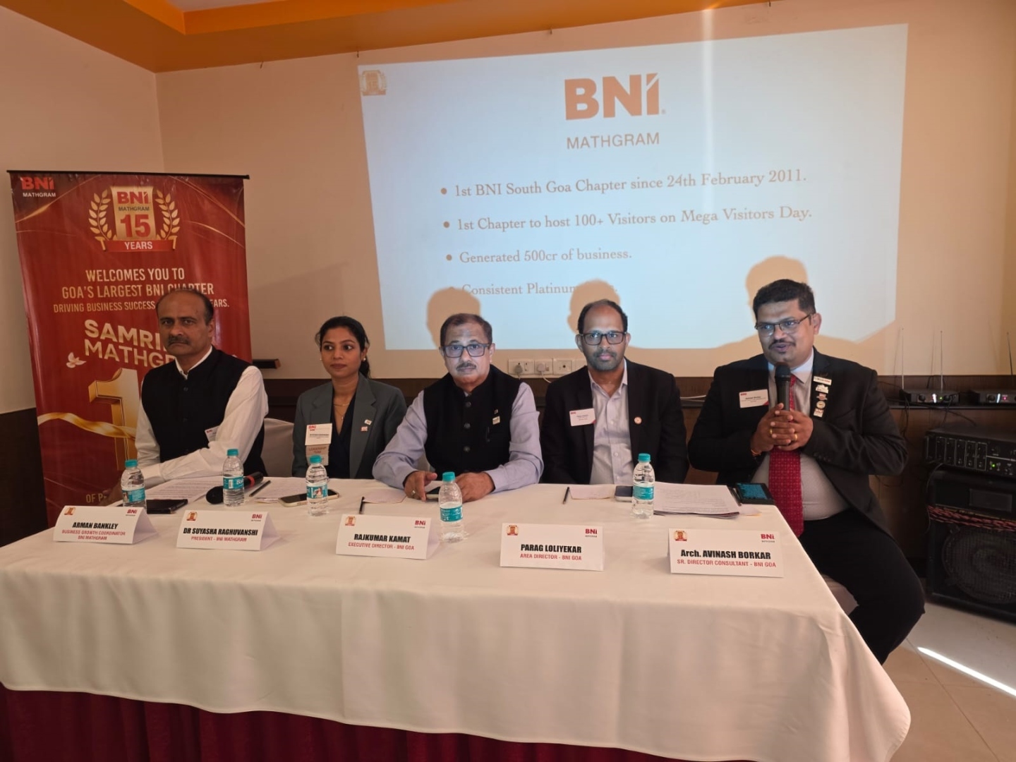 BNI Mathgram celebrates 15 yrs of business growth in South Goa
