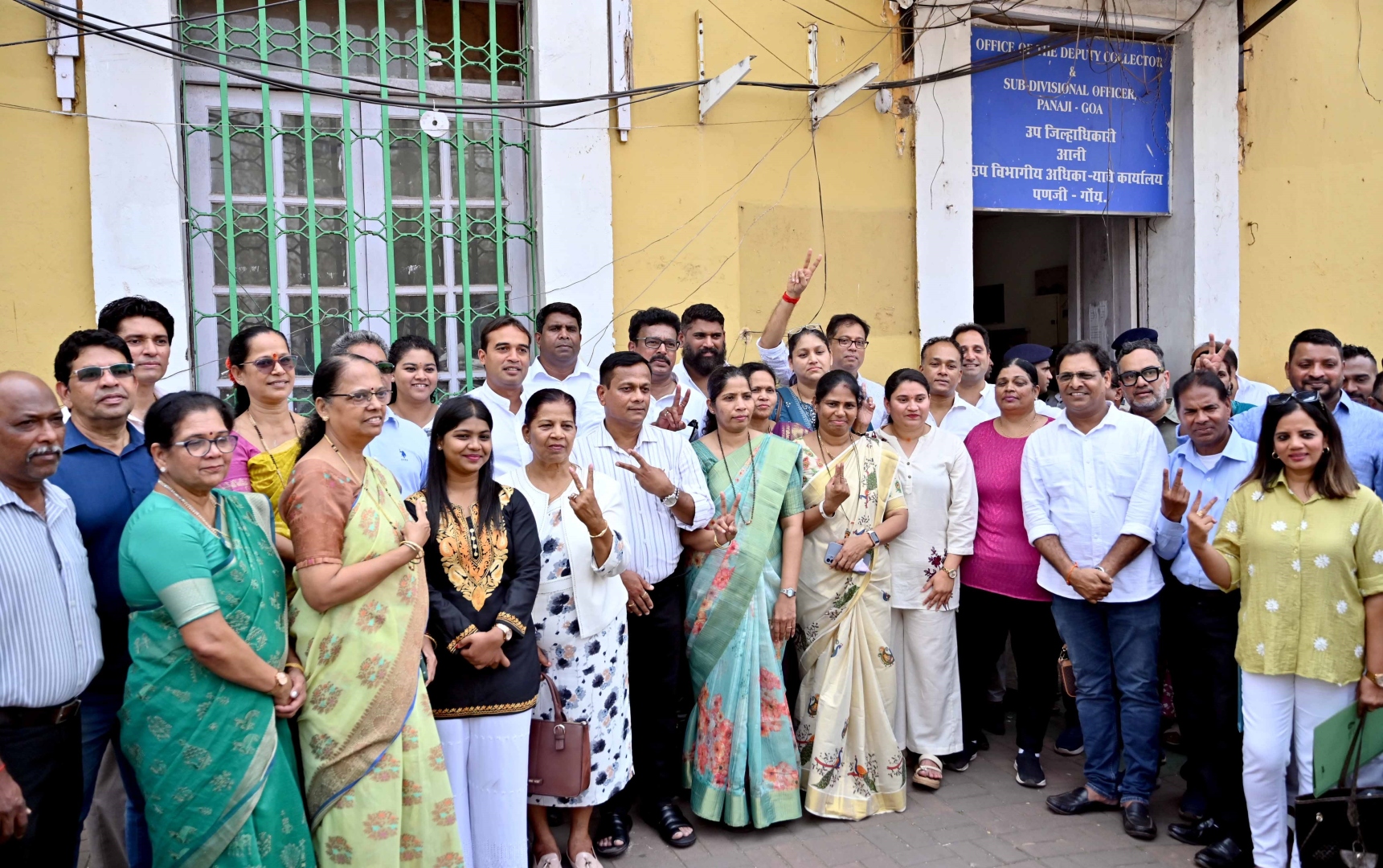 Panaji civic polls: Full-strength Monserrate panel files nominations across all wards
