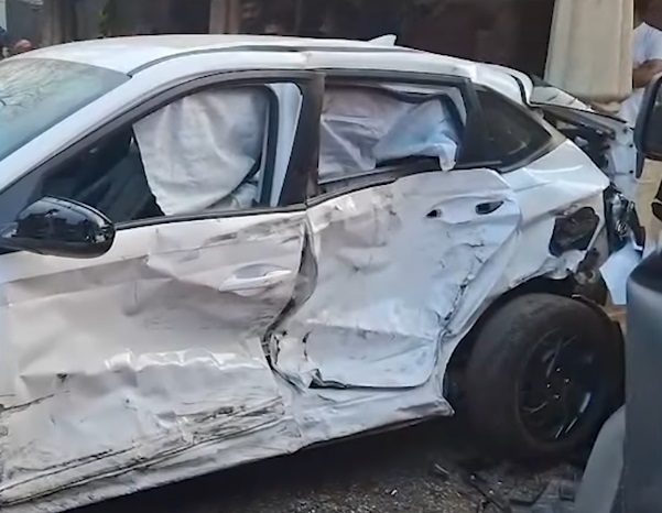 Elderly man killed in jeep-car collision