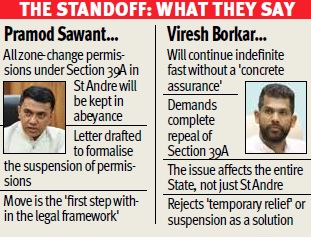 MLA spurns CM’s offer to put 39A nods on hold; standoff continues