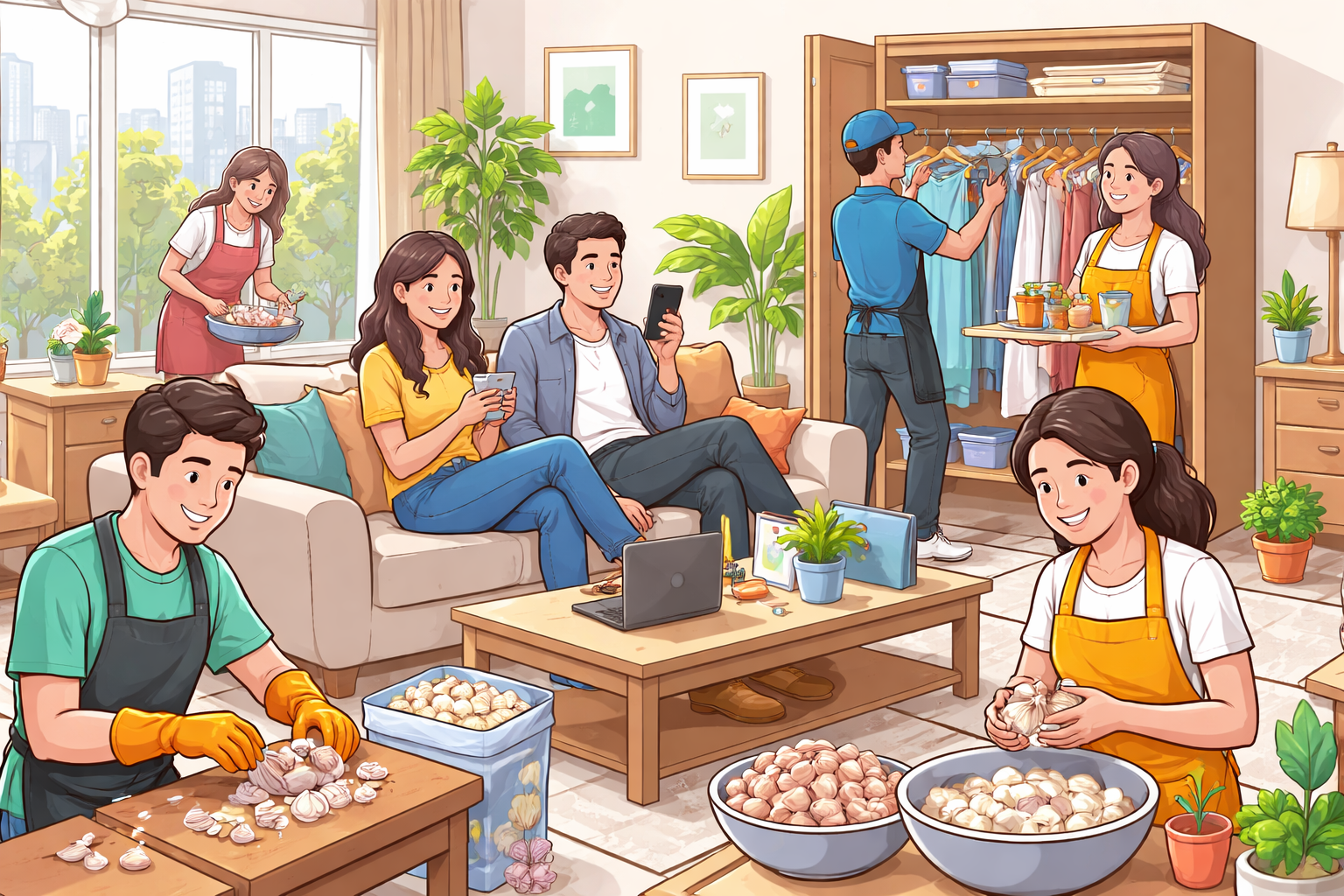 Outsourcing mundane tasks!