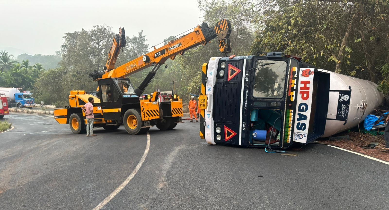 Overturned LPG tanker at Paddi removed after 18-hour rescue effort on highway