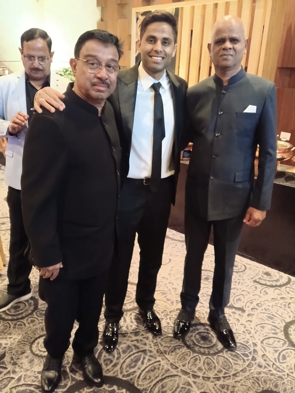 GCA prez Dessai, secretary Shetye meet India skipper Suryakumar Yadav