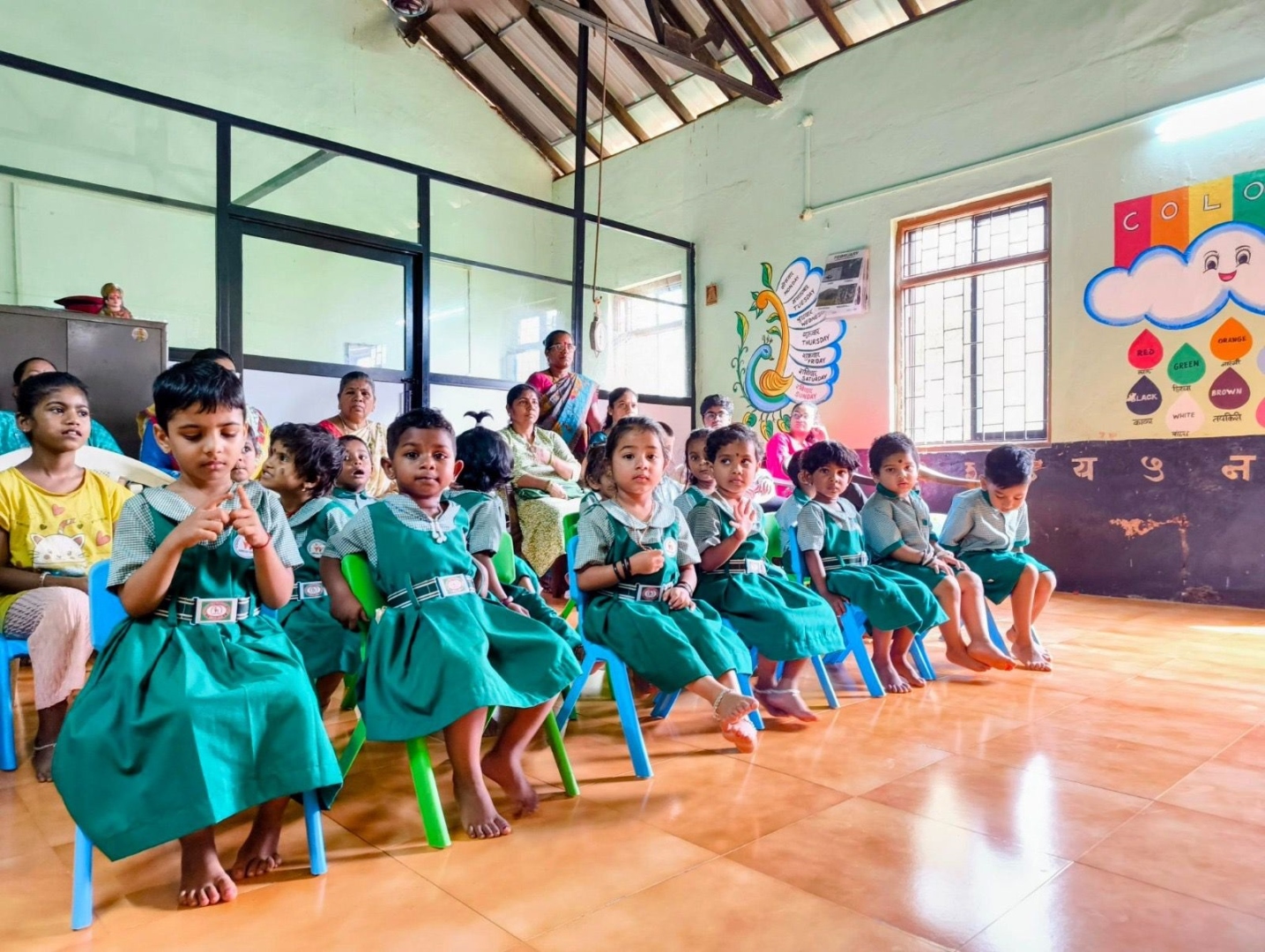 15 anganwadis upgraded in  Bicholim under CSR project