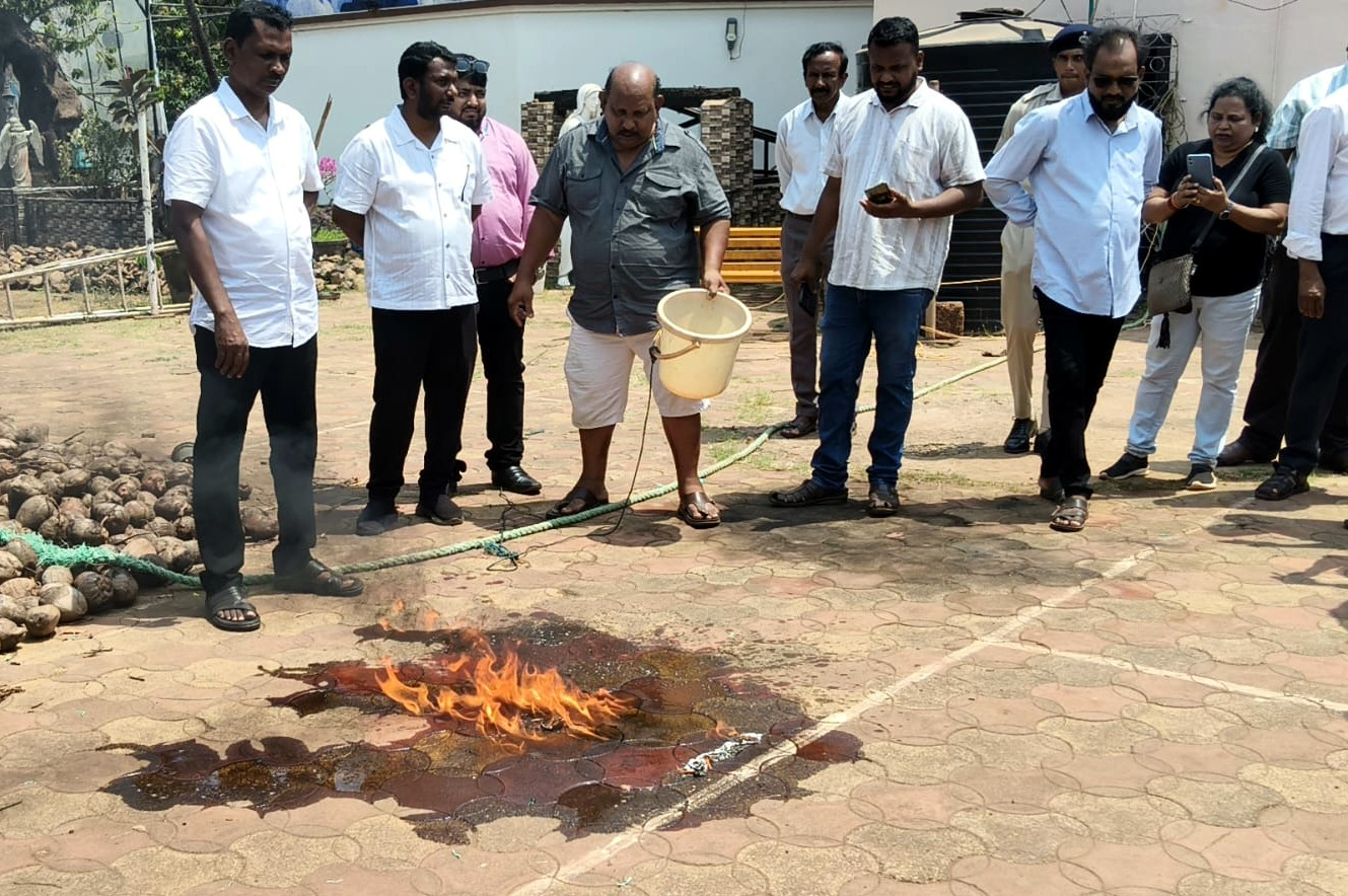 Traces of fuel detected in   church well at Sancoale