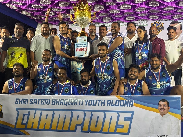 Gopal Krishna win Aldona Volleyball Champions League 2.0