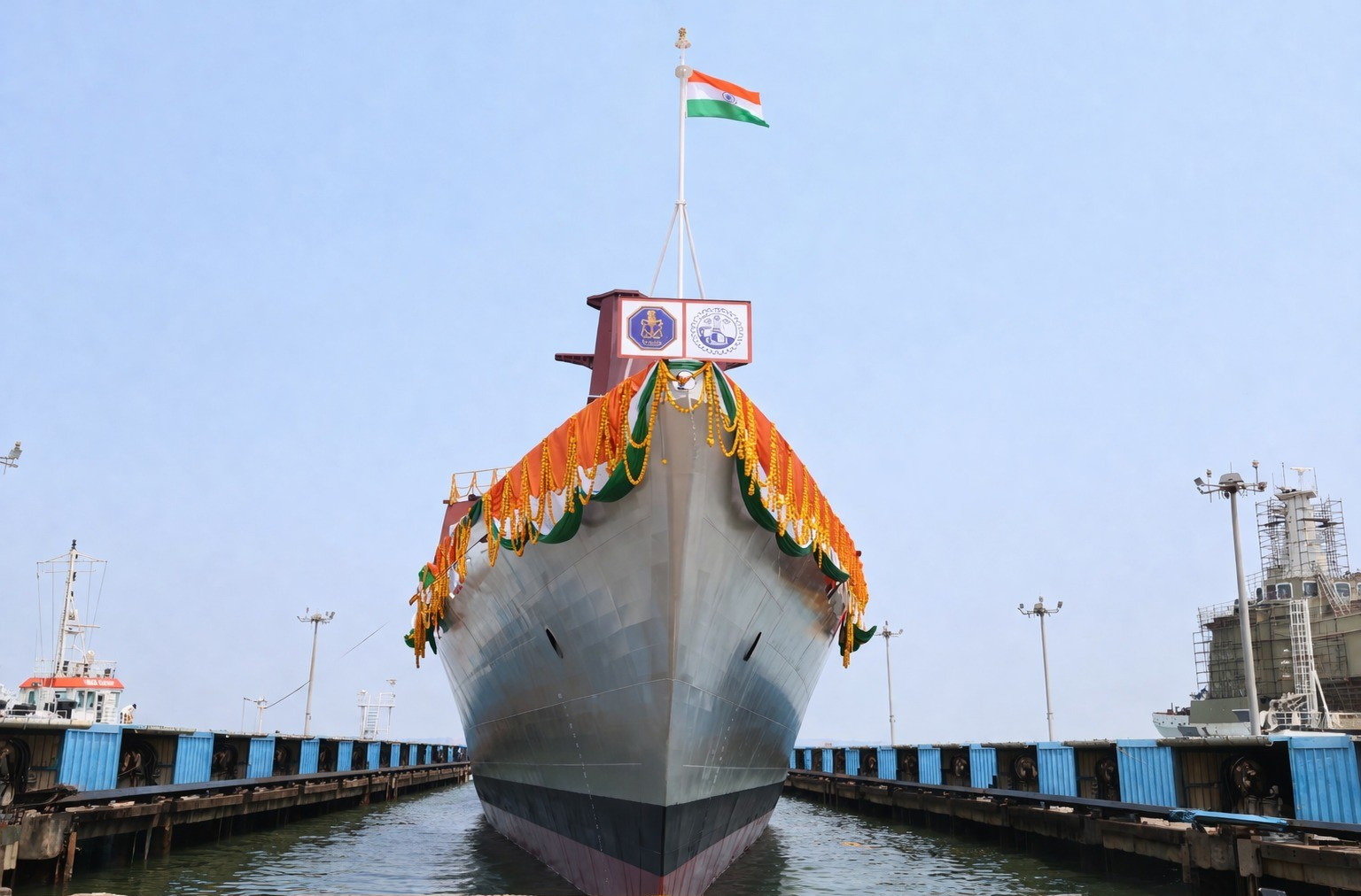 GSL launches Navy vessel, delivers Coast Guard ship