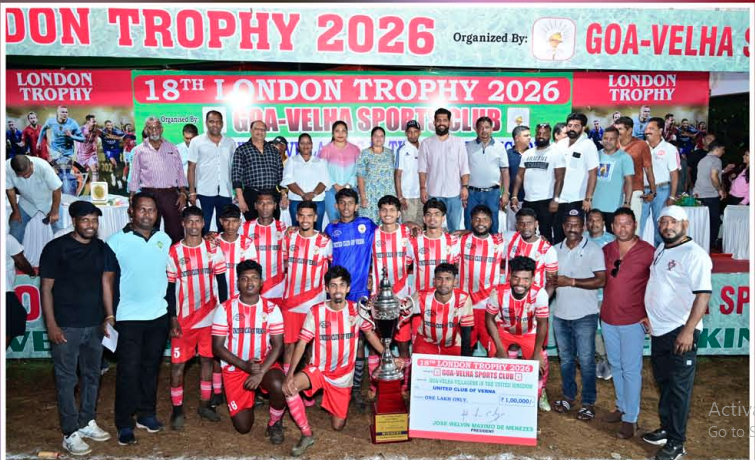 United Club of Verna lift London Trophy