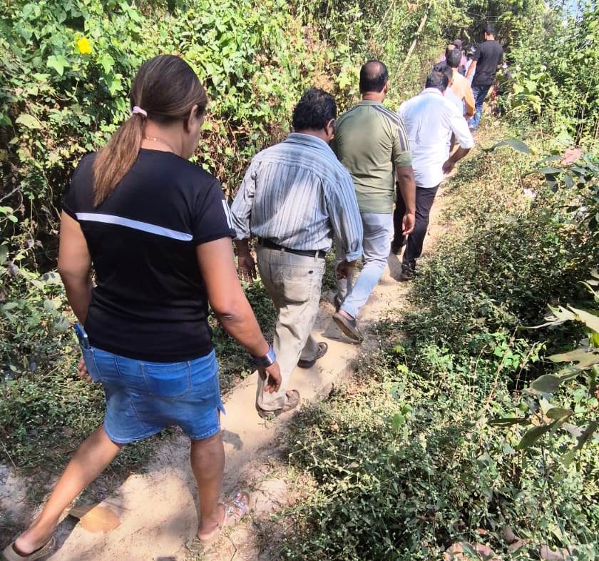 Absence of six-metre access road at site, low-lying nature of land cited