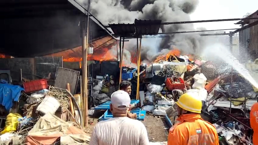 Massive fire engulfs scrapyard in Zuarinagar, triggers outrage