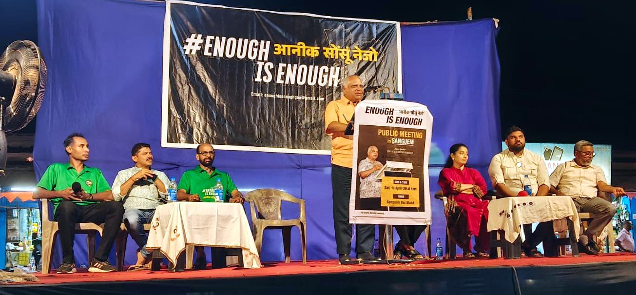 Justice Rebello warns of   ‘Chalo Panaji’ agitation